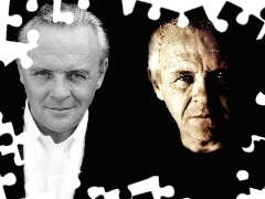 biała, koszula, Anthony Hopkins