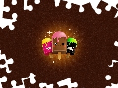 Kolorowe, Lody, Trzy