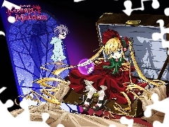 ludzie, kufer, Rozen Maiden