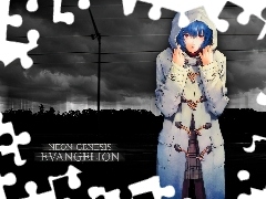 kable, płaszcz, Neon Genesis Evangelion, kobieta