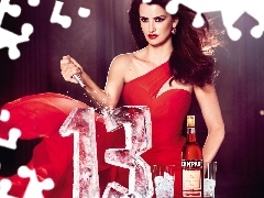 Lód, Campari, Penelope Cruz, Likier