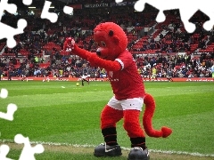 Czerwona, Maskotka, Manchester United