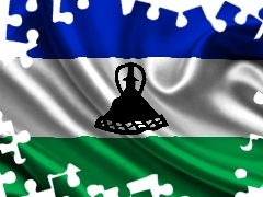 Lesotho, Flaga