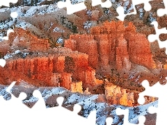 Śnieg, Kanion