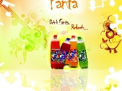 Smaki, Cztery, Napój, Fanta