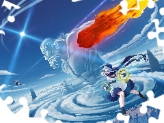 Touhou, Ogień, Walka, Duch