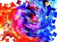 Vs, Vegeta, Goku