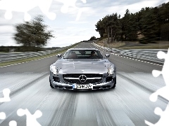 Przód, Mercedes Benz SLS, Agresywny