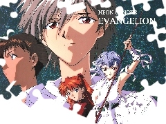 ludzie, kij, Neon Genesis Evangelion