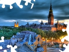 Ratusz, Serbia, Miasto, Katedra, Subotica