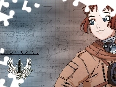 postać, znaczek, Last Exile, pilot
