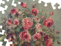 Auguste Renoir, Róże, Obraz