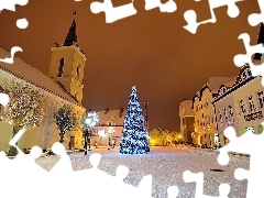 Polkowice, Wieczór, Miasto