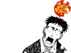napis, postać, Azumanga Daioh, twarz