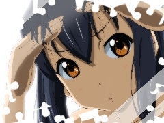 Oczy, Dziewczyna, K-On!, Szyba