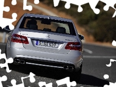 Mercedes Benz E63, AMG, Tył