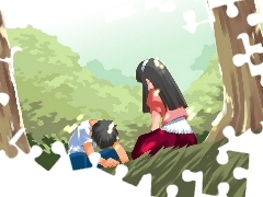 para, trawa, Shingetsutan Tsukihime