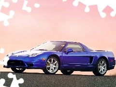 Honda NSX, niebieska
