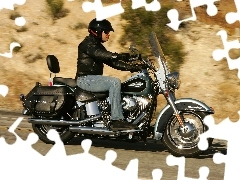 Skórzane, Sakwy, Harley-Davidson Softail Heritage