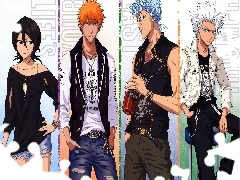 Grimmjow, Ichigo, Bleach, Toshiro, Rukia