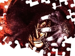 Hellsing, Ręka, Oko, Krzyżyk