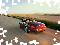 Bentley Continental GTC, Szosa, Bordowy