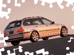 BMW E 46, Kombi, Srebrny