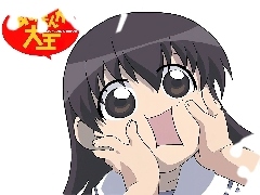 twarz, oczy, Azumanga Daioh