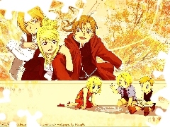 ludzie, zabawa, Full Metal Alchemist