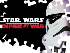 napis, maska, Star Wars, tło, biała