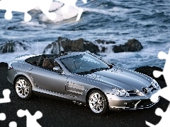 Mercedes Benz SLR McLaren Roadster, Srebrny