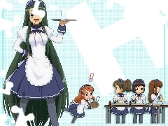 fartuszek, taca, Suzumiya Haruhi No Yuuutsu