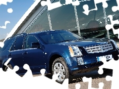Cadillac SRX, SUV, Niebieski