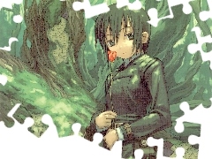 las, osoba, Kino No Tabi, kwiatek