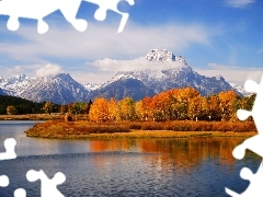 Las, Jezioro, Góry