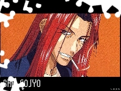 papieros, człowiek, Saiyuki