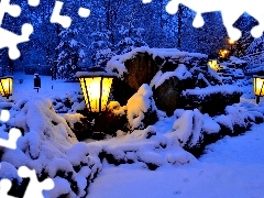 Zima, Lampy