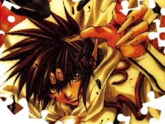 paznokcie, kamyczki, Saiyuki