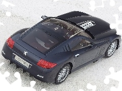 Czarny Peugeot 907