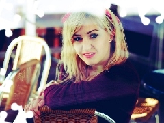 Blondynka, Makijaż, Kobieta