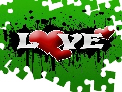 Graffiti, Farba, Love