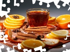 Cynamon, Cytryna, Pomarańcza, Filiżanka, Karambola, Herbaty