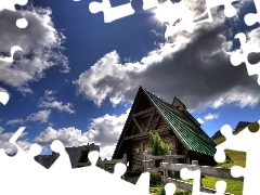 Góry, Chmury, Dom