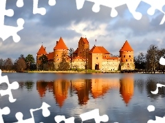 Galwe, Jezioro, Litwa, Zamek, Troki