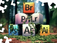 Bluszcz, Pierwiastków, Klocki, Symbole