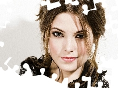 Makijaż, Spojrzenie, Ashley Greene