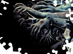 Zombie, Resident Evil, Ręce