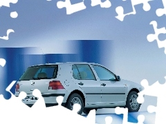 Srebrny, Volkswagen Golf 4