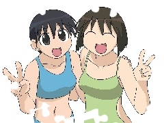 dziewczyny, stroje, Azumanga Daioh