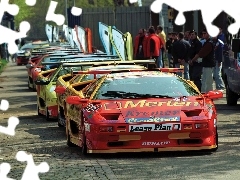 Zlot, Lamborghini Diablo, Wyścig